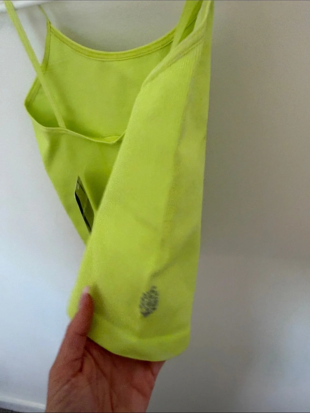 Free People Neon Lime Double-Strap Cami